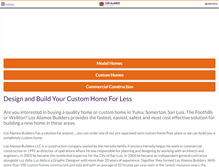 Tablet Screenshot of losalamosbuilders.us